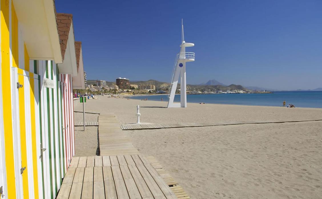 1ª Linea Del Mar 2 Habitaciones 2 Banos, Parking Subterraneo Incluido, Mascotas El Campello Luaran gambar